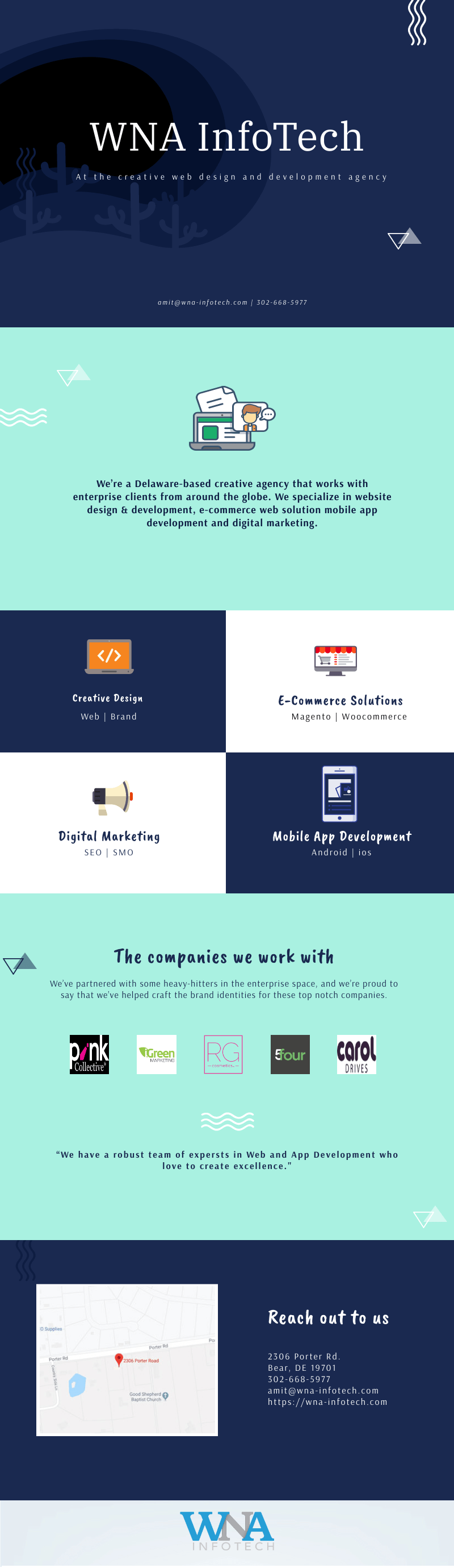 Website Development Company Delaware - infography